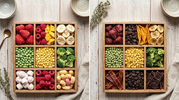 Harvest Right Freeze dried products vs dried products