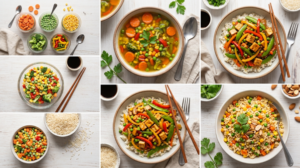 Freeze-dried meal with freeze-dried vegetables from Harvest Right