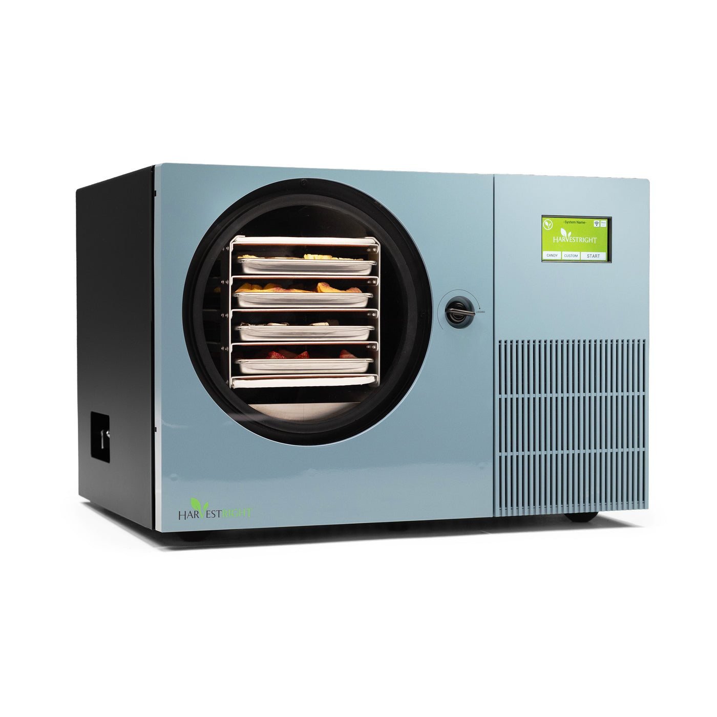Countertop 360 freeze dryer in pale blue